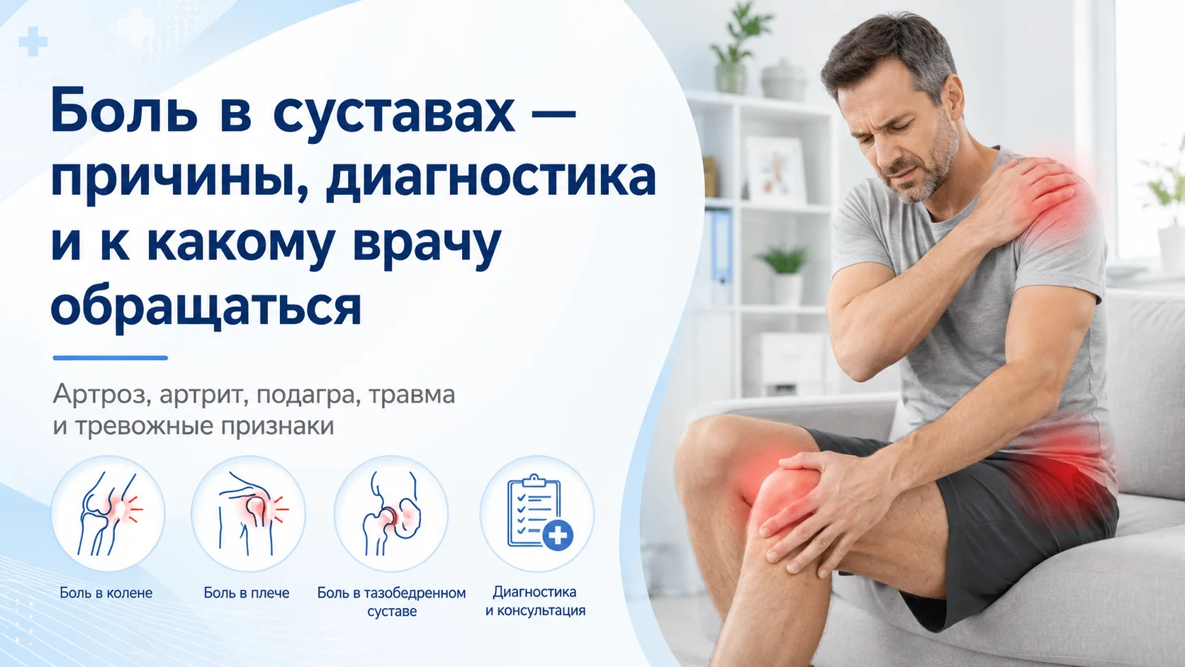Почему болят суставы: мышцы, позвоночник, нагрузка и физическая терапия